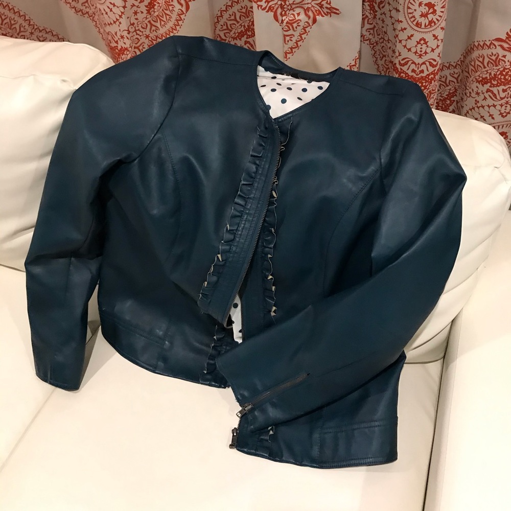 Faux leather jacket